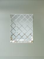 Зеркальное панно из зеркальной плитки 20 см с фацетом 10 мм (размер 113х142см) в интернет магазине Зеркальной плитки Топ Декор